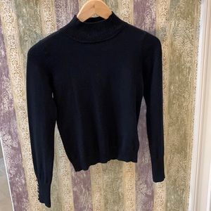 TopShop Black Fitted Sweater Size US 4
